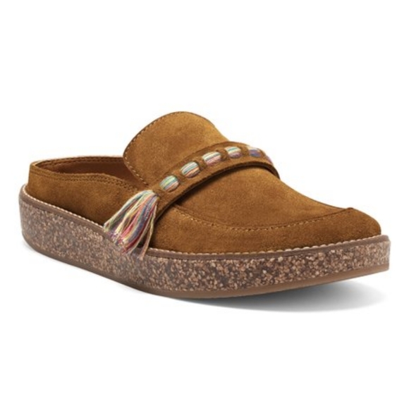 Lucky Brand Shoes - Lucky Brand Taniae Women's Mule 9.5 M Brown Suede Topanga Tan.